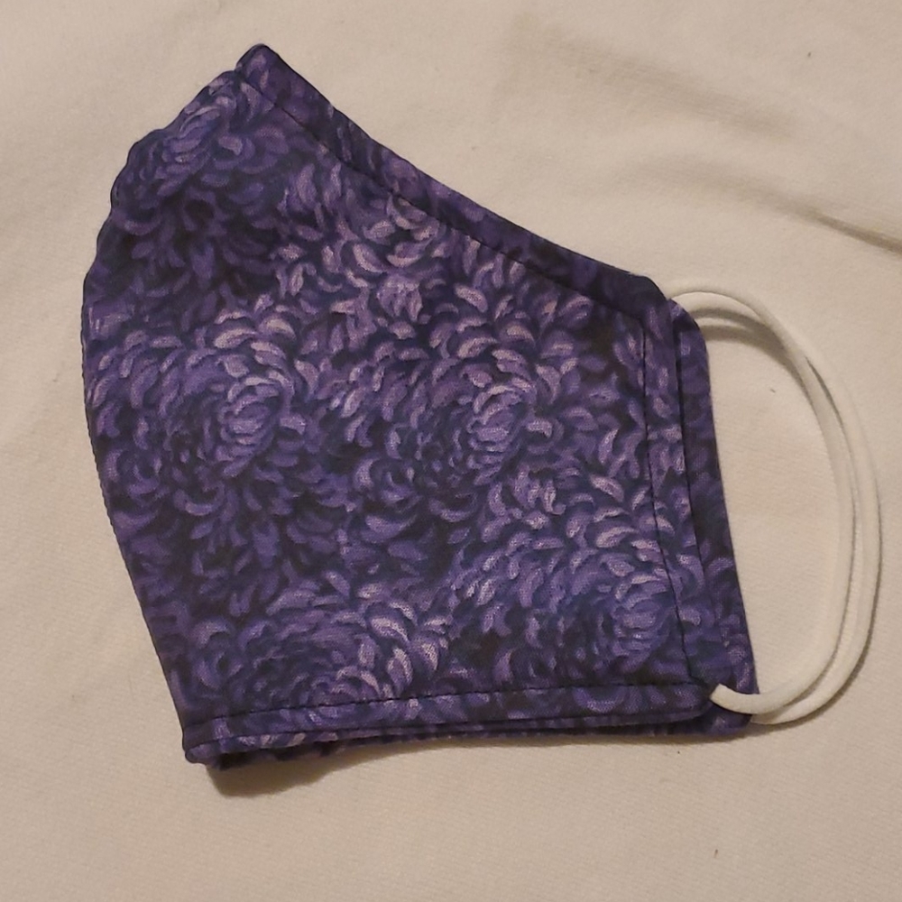 Purple facemask